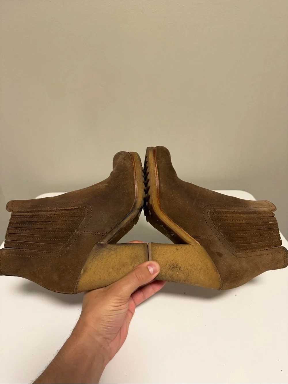 Prada Surde ankle boots in camel/brown Women’s EU 36 US 6 UK 3 - Picture 5 of 9